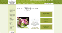 Desktop Screenshot of finefloraldesigns.com